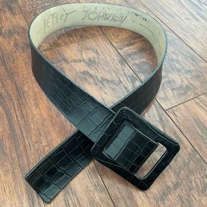 Black Betsy Johnson belt